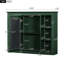 Rangement mural pour salle de bain - Armoire polyvalente 35 po x 27,5 po avec miroir-793899776