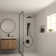 Resort 10-in Rain Showerhead Combo Shower System with Adjustable Handshower Slide Bar and Pressure Balanced Mixing Valve