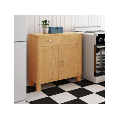 Flintwood 85cm Solid Wood Sideboard