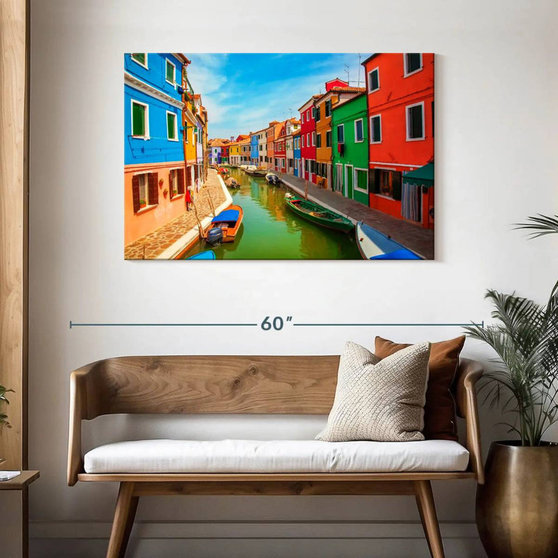 Nicci Burano Canal, 30" H x 45" W