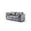Grey Chenille Fabric Modular With Solid Wood Frame And High-elastic Sponge Couch In For Apartments
