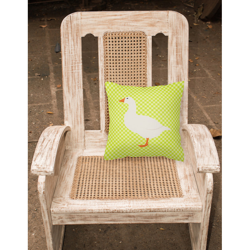 Coussin extérieur cheval, Vert, 18 po x 18 po