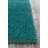 Heston Authentic Hand Woven Handmade Teal Modern Abstract Polyester Shag Area Rug-1257881689-1308288880