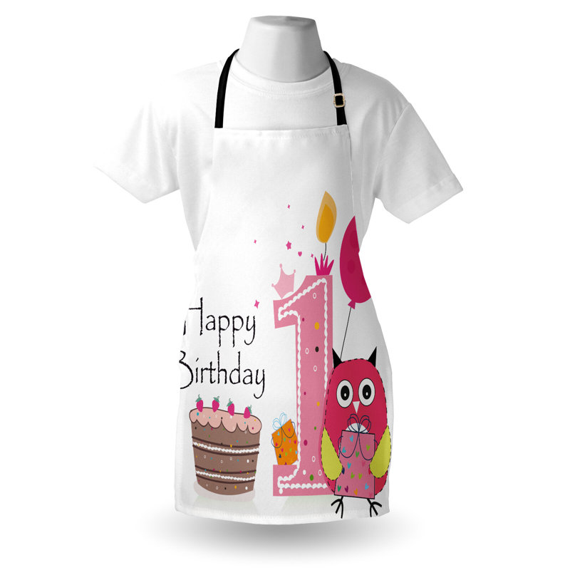 Birthday No Pattern Bib Apron
