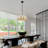 Shizuyo 2 - Light Hanging Rustic Farmhouse Round Glass Pendant Light 