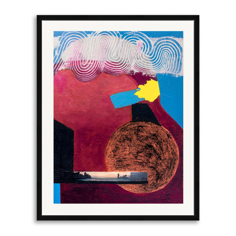 Leaf Print by Karin Batten, Black Framed Paper, 31.25" H x 25.25" W
