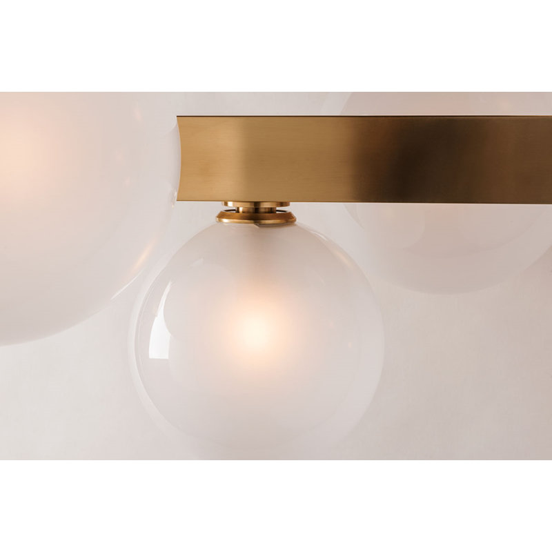 Hinsdale 7 Light Linear, Aged Brass