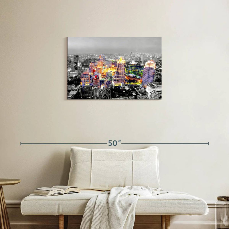 Sirci, ville de la ville de Lumières Pop, H 20 po x l 30 po