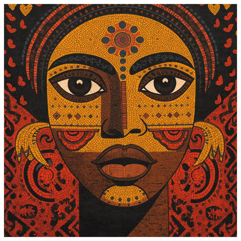 Coussins Mosaique, 20 po x 20 po