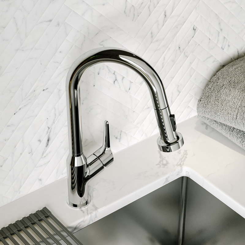 Robinet de cuisine Karran Scottsdale, Chrome