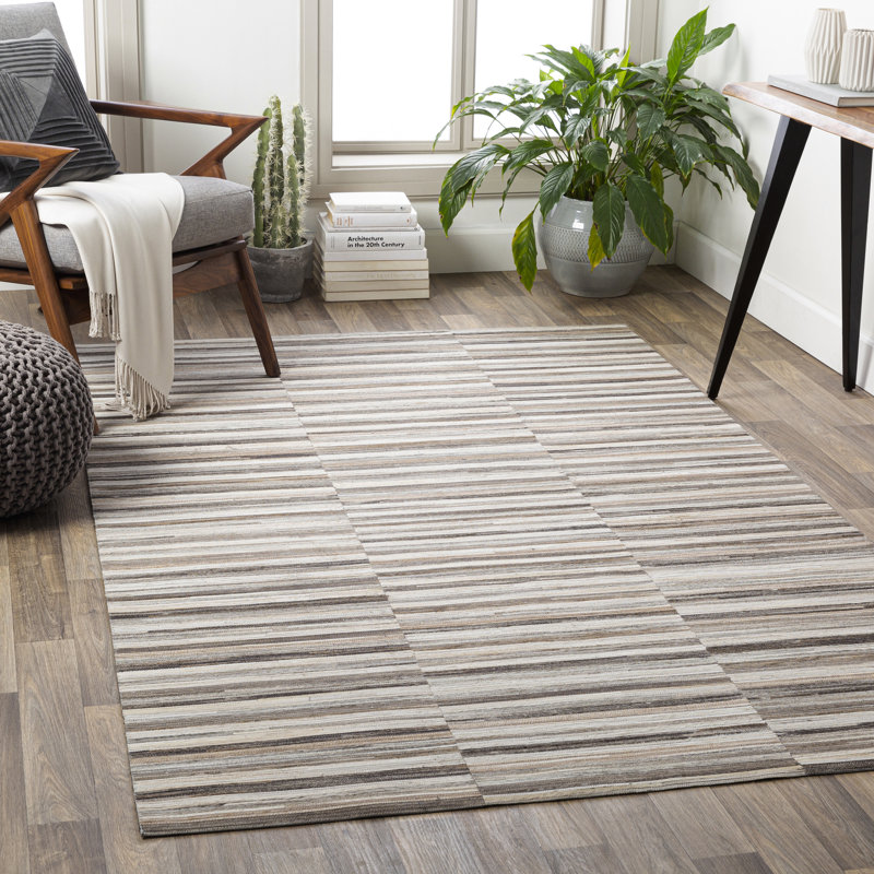 Leather Indoor Rug, Rectangle 5' x 8'