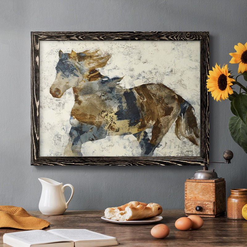 Gallop, reproduction d'art sur toile, Noir, H 18 po x l 26 po x P 1,5 po