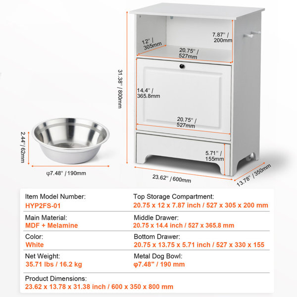 Dimensions du produit