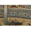 Tapis oriental en laine mauve tribal noué à la main 5 pi 10 po x 5 pi Kazak Kazak