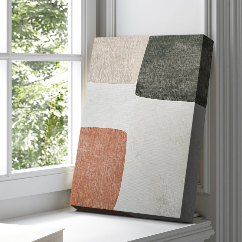 Abstrait, toile tendue avec châssis CLxxxix - prêt à être accroché, H 36 po x l 24 po