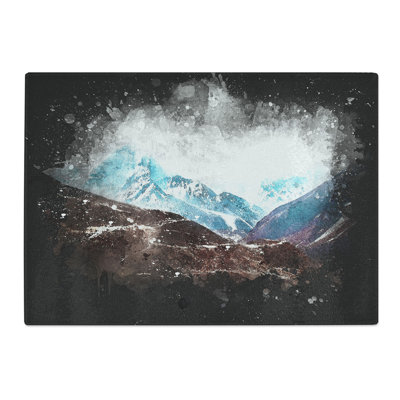 Tempered Glass Mount Everest in the Himalayas Chopping Board