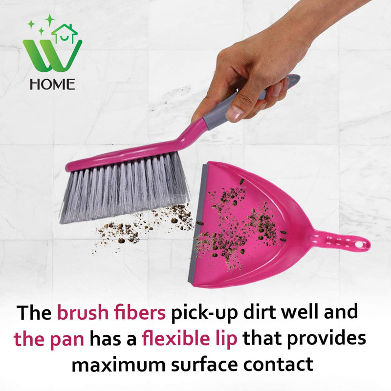 2 Piece Dustpan and Brush Set
