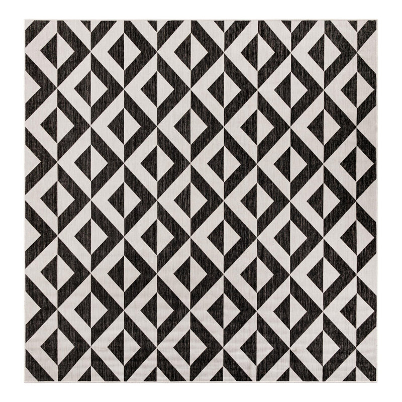Tapis intérieur / extérieur Jill Zarin Napa, Carré 10 pi