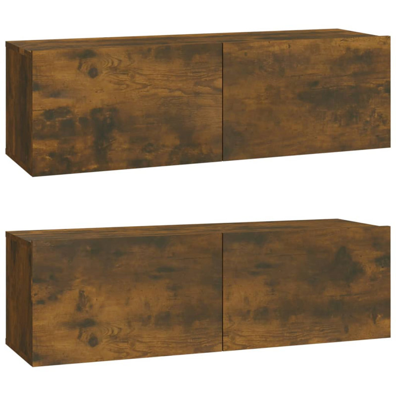 Iven TV Stand, 30cm H x 100cm W x 30cm D, Oak