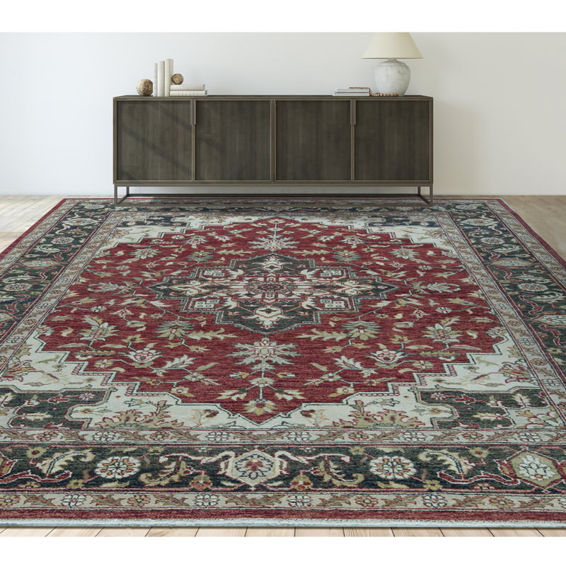 Wool Oriental Area Rug, Rectangle 8'2" x 10'