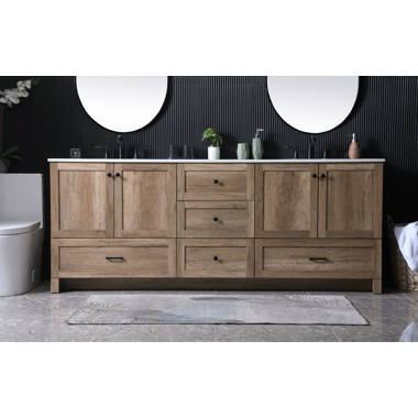 Red Barrel Studio® Dukes 84 in. W x 22 in. D Double Bath Vanity