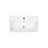 Aster 21.6" Modern Rectangular Basin With Premium Glaze And High-Density Ceramic (Sink Only)