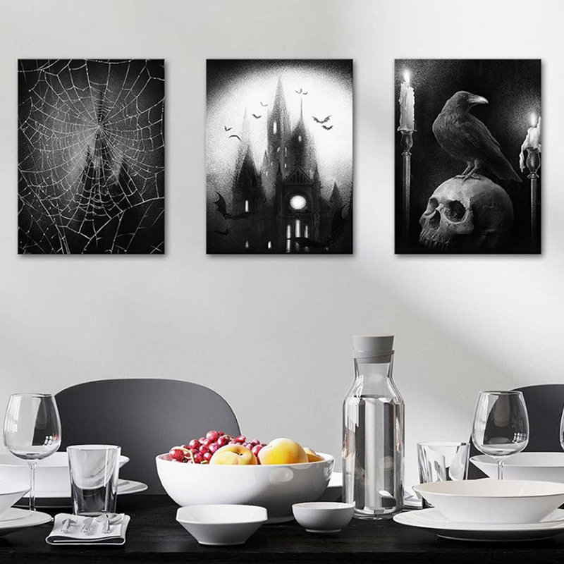 3 Piece Wrapped Canvas Print, 40cm H  x 30cm W