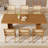Brown Rectangular Solid wood Butterfly Leaf Dining Table-394290652