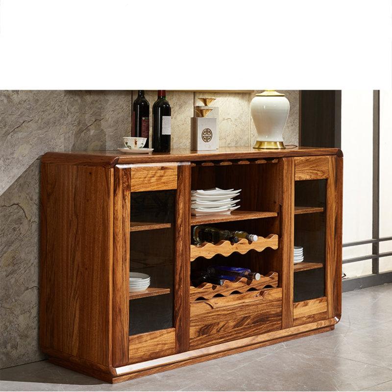 Multi-Functional Solid Wood Sideboard