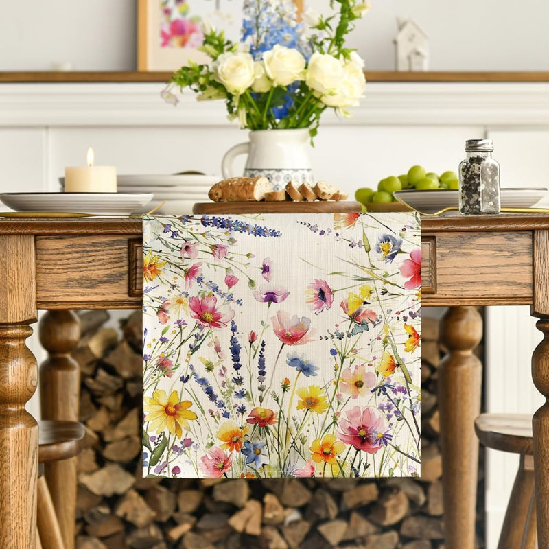 Chemin de table Daisy & Lavender