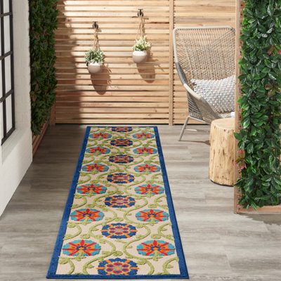 Eaglin Floral Indoor / Outdoor Rug
