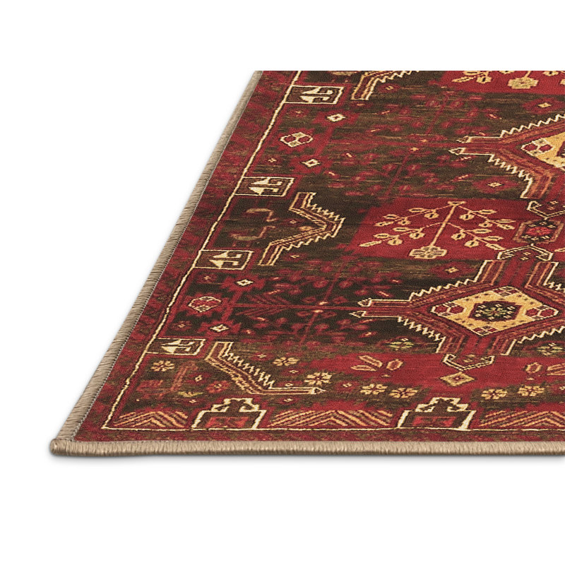 Tapis brun traditionnel Traditional 4091, Rectangle 4 pi x 6 pi