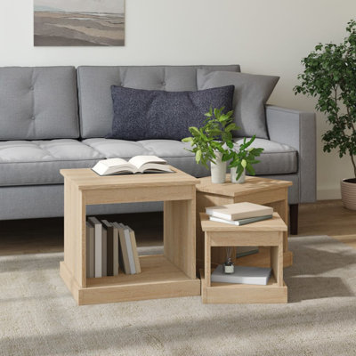 Warkentin Coffee Tables 3 pcs Engineered Wood