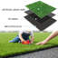 Gazon artificiel 5 pi x 8 pi, tapis synthétique réaliste, jardin intérieur / extérieur