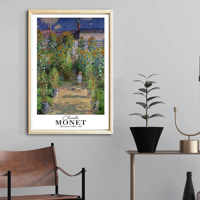 Élégante peinture encadrée décorative, 16,5 po x 24,4 po | Cadre 100% bois massif (épaisseur: 0,8 pouce) | Fond en panneau de fibres à densité moyenne durable (épaisseur: 0,1 pouce) | Art imprimé UV pour le salon, la chambre à coucher et le bureau