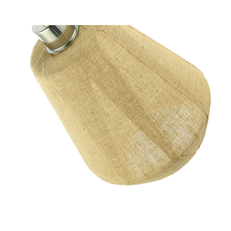 24cm H Glass Rectangle Pendant Shade ( No Direct Attachment Method ) in Brown