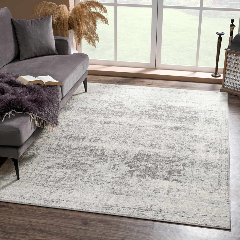 Glendalee Oriental Design Beige Area Rug, Runner 2'7" x 7'3"