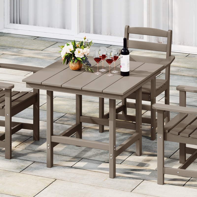 Table de salle à manger 36 ", Bois patiné