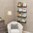2 Piece Pine Wood Picture Ledge Shelves