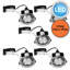 Moorestown 9.4cm Recessed Lighting Kit-1113051810