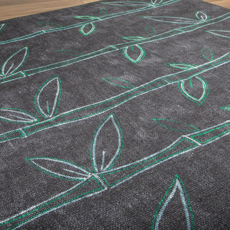 Tapis 100% polyester de qualité supérieure, 6,9 x 10,2 pi | 1850 g / m², hauteur de poils de 0,2 po | Polyester recyclé dessous | Lavable à la machine à 30 ° C | Conception douce, durable et écologique pour les espaces de vie modernes
