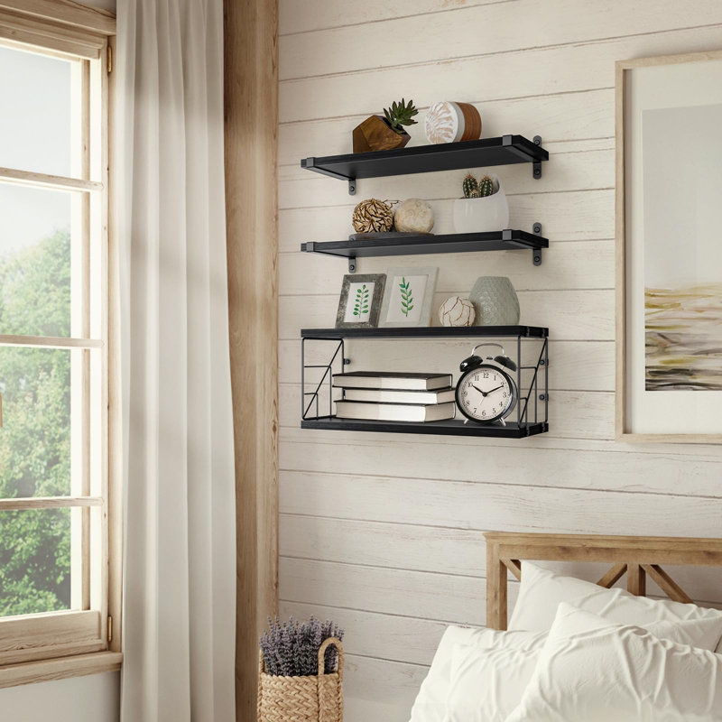 Sihi Floating Shelf, Black