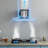 VIKIO 30" 600 CFM Ducted Wall Mount Range Hood in Stainless Steel with LED Lights, Baffle Filter and Gesture control
