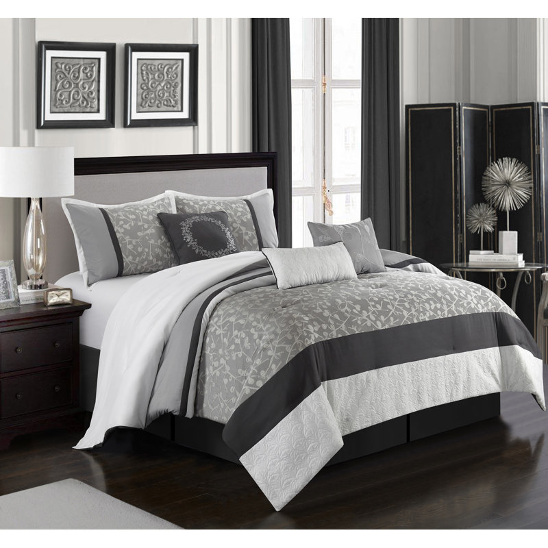 Willow Comforter Set, King Comforter + 6 Additional Pieces