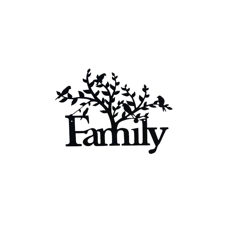 Family Tree Wall Décor, 20" H x 24" W x 0.06" D