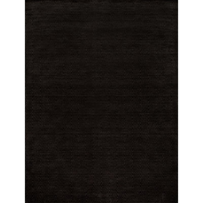 Hand Knotted Area Rug in Black