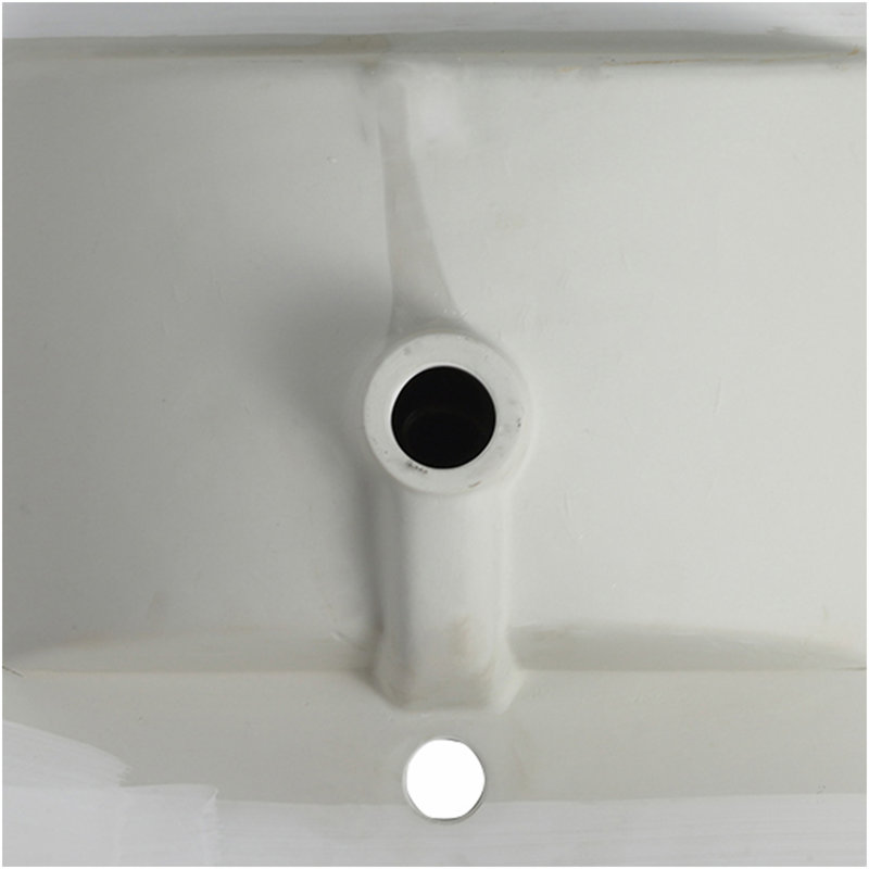 Lavabo de salle de bain en céramique 24 po, blanc