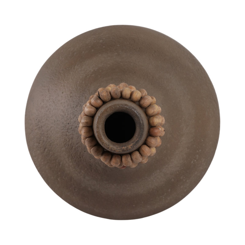 Tutwell Handmade Clay Table Vase, 12" H x 10" W x 10" D