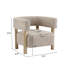 Fauteuil d'appoint rembourré Boucle-192101301