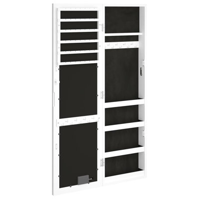 Jewelry Armoire Cabinet SRIWATANA Solid Wood Jewelry Organizer